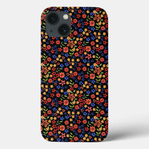 Coques Pour iPhone Retro Floral Imprimer Coque-coque ipad personnalis