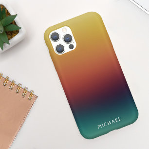 Case-Mate iPhone Case Retro Gradient avec nom Coque-Mate Téléphone