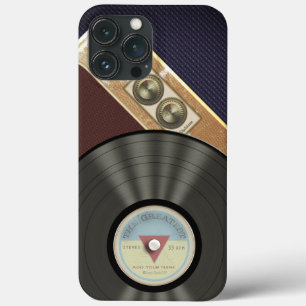 Case-Mate iPhone Case Retro Gramophone Musique Vinyle Vintage Record