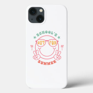 Case-Mate iPhone Case Retro Grunge "School's Out" Design d'été