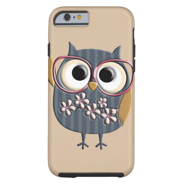 Coques Case-Mate iPhone Rétro hibou vintage (Dos)