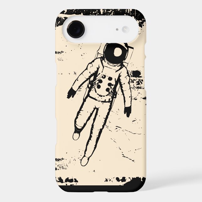 Coques Case-Mate iPhone Rétro marche de lune (Verso)
