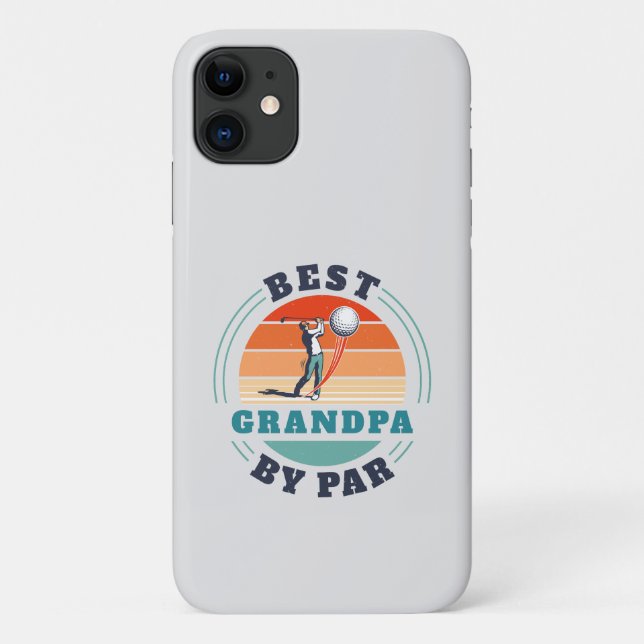 Coques Case-Mate iPhone Retro Meilleur Grand-Père Par Parents Personnalisé (Dos)