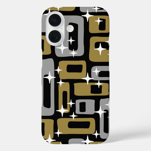 Coques Case-Mate iPhone Retro Mid-Century Moderne Abstrait (Verso)