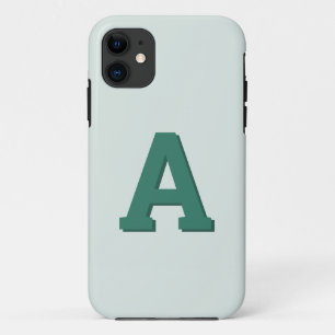 Case-Mate iPhone Case Rétro monogramme initial moderne