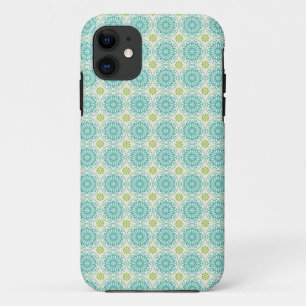 Etui iPhone Case-Mate Rétro motif bleu en pastel frais Pâques de cercle