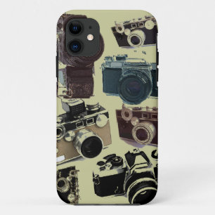 Coques Pour iPhone Rétro motif grunge vintage d'appareils-photo