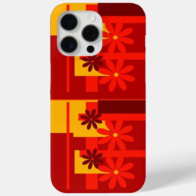 Coques Case-Mate iPhone Rétro orange 1970's , (Verso)