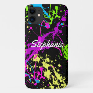 Case-Mate iPhone Case Retro Paint Splatz Neon Personnalisé