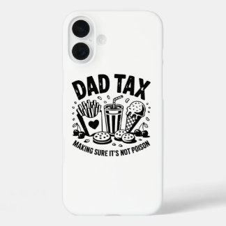 Coques iPhone 16 Plus Retro Papa fiscal Snack Art