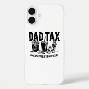 Coques iPhone 16 Plus Retro Papa fiscal Snack Art