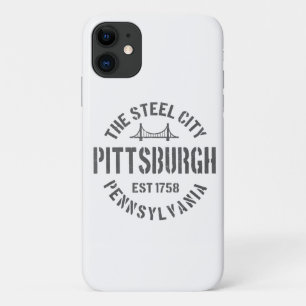 Case-Mate iPhone Case Retro Steel City Pittsburgh Pennsylvania Yinz vint