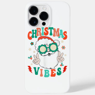 Coque Pour Pour iPhone 14 Pro Max Retro Super Joyeux Noël Vibes Drôle Père Noël Cla