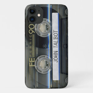 Case-Mate iPhone Case Rétro T1 Audiotape mixtape Nom de la cassette iPC