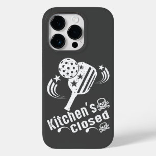 Coque Pour iPhone 14 Pro Retro Vintage Funny Pickleball Cuisine fermée