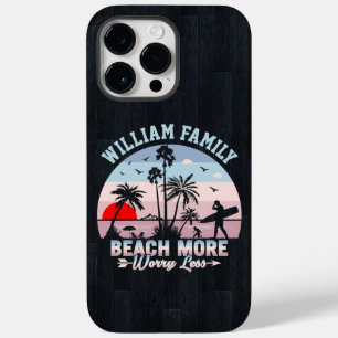 Coque Pour Pour iPhone 14 Pro Max Retrouvailles Familiales D'Été Plage Personnalisée