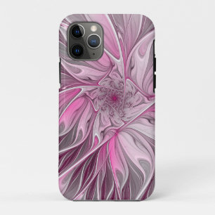 Case-Mate iPhone Case Rêve de fleur rose fractal, Motif d'Imaginaire flo