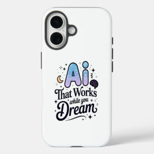 Coque Pour iPhone 16 Rêve d'intelligence artificielle Conception de tra