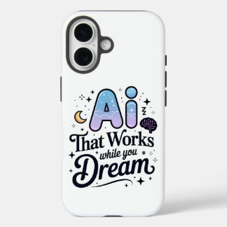 Coque Pour iPhone 16 Rêve d'intelligence artificielle Conception de tra