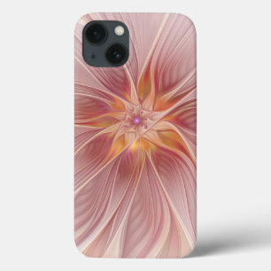 Etui iPhone Case-Mate Rêve floral rose doux Fleur d'art fractal Abstrait
