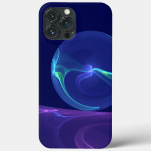 Case-Mate iPhone Case Rêve Violet Bleu Lumineux Art Fractal Abstrait