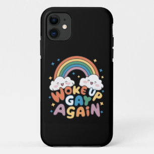 Case-Mate iPhone Case Réveillé Gay Again Mois de la fierté LGBT Groovy 