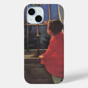 Coque Pour iPhone 15 Réveillon de Noël Vintage par Jessie Willcox Smith