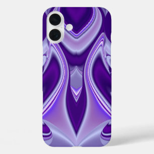 Coques iPhone 16 Plus Rêves arc-en-ciel à fleurs violettes