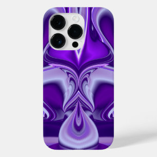 Coque Pour iPhone 14 Pro Rêves arc-en-ciel à fleurs violettes