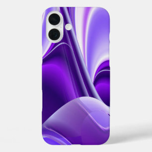 Coques iPhone 16 Plus Rêves de fleurs violettes