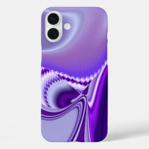 Coques iPhone 16 Plus Rêves de fleurs violettes