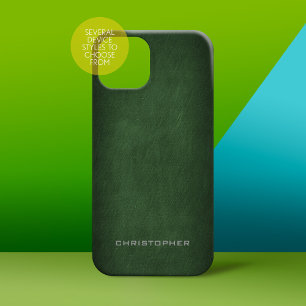 Coques Pour iPhone Revêtement texturé avec design Manly Vert