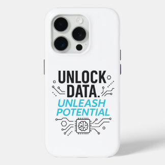 Coque iPhone 15 Pro Révolution des données : technologie matricielle p