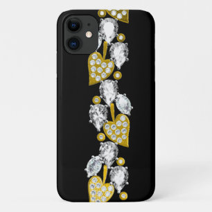 Case-Mate iPhone Case Rhinestones et bijoux en or