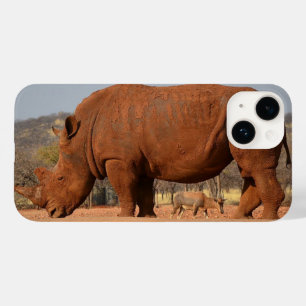 Coque Pour iPhone 14 Rhino avec boue sur la peau photo