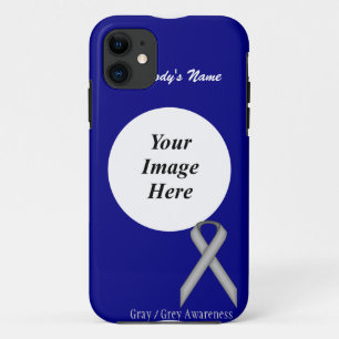 Coque Case-Mate Pour iPhone Ribbon gris/gris standard par Kenneth Yoncich