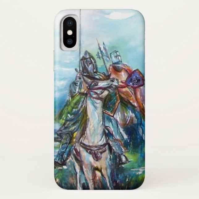Coques Case-Mate iPhone RIDERS DANS LA TEMPÊTE Chevaliers Médiévaux Horseb (Dos)
