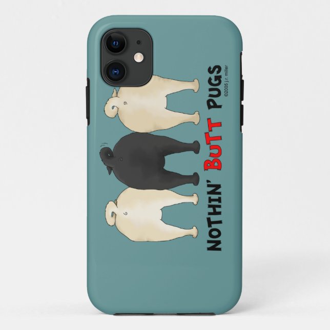 Coques Case-Mate iPhone Rien n'aboutent des carlins (Dos)