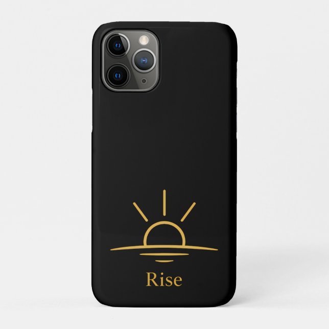 Coques Case-Mate iPhone Rise — Minimalist Sunrise (Dos)
