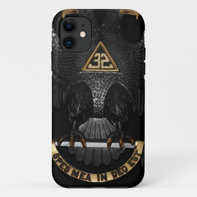Coques Case-Mate iPhone Rite écossais maçon Eagle de 32 degrés (Dos)