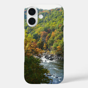 Coques iPhone 16 Rivière Ohiopyle en automne II Pennsylvanie Automn