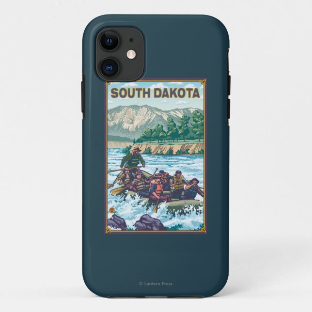 Coques Case-Mate iPhone Rivière RaftingSouth Dakota (Dos)