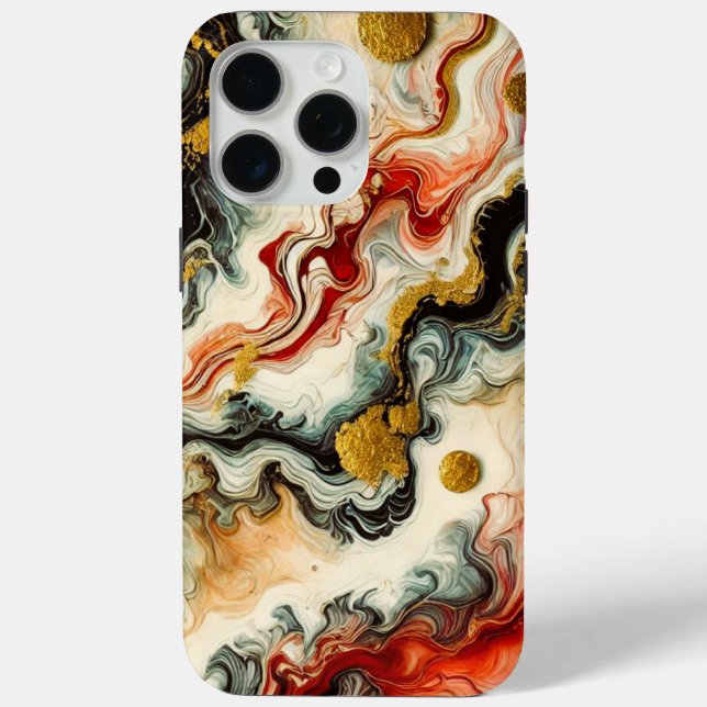 Coques Case-Mate iPhone Rivières dorées (Verso)