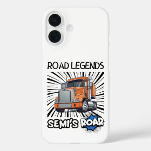 Coque Pour iPhone 16 Road Legends : Semi's Roar !