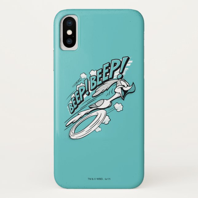 Coques Case-Mate iPhone ROAD RUNNER™ BEEP BEEP!™ Halftone (Dos)