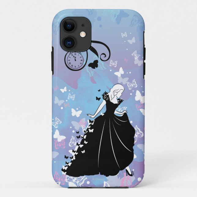 Coques Case-Mate iPhone Robe à papillon Cendrillon Silhouette (Dos)