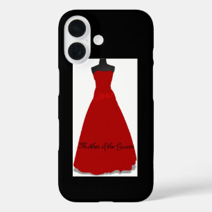 Coque Pour iPhone 16 Robe de Mariage Mère du Marié