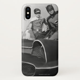 Coque Case-Mate Pour iPhone Robin et Batman debout dans Batmobile