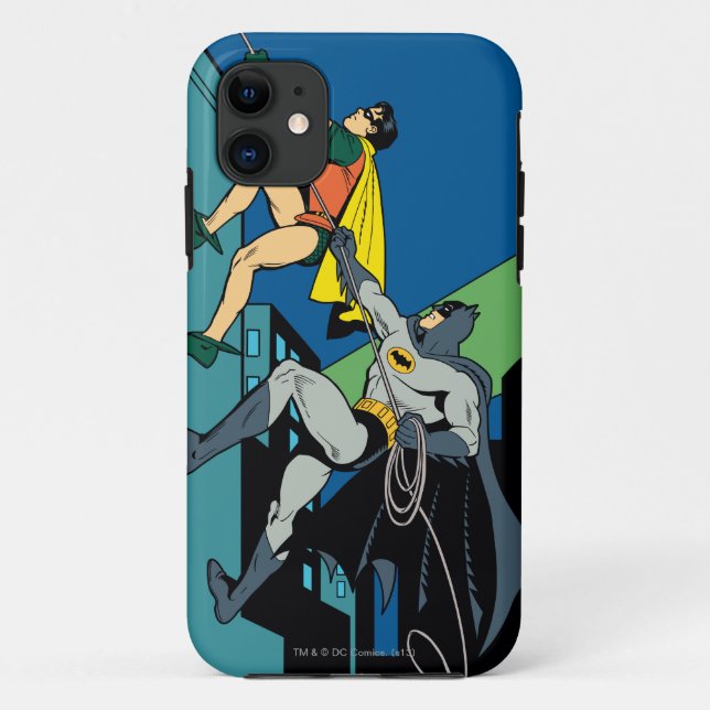 Coques Case-Mate iPhone Robin Et Batman Grimpent (Dos)