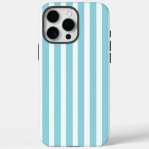 Coques iPhone 16 Pro Max Robin Oeuf Bleu et blanc rayé
